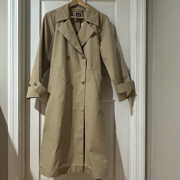 GAP Icon Trench Coat Classic Khaki Tan - Picture 5 of 16